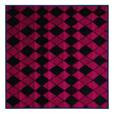 Tapis mauve lavable à la machine
