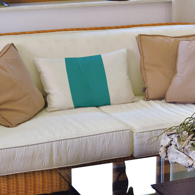 Housse de coussin lombaire Atlanta, Cyan, Miami