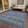 Machine Washable Indoor/Outdoor Claudian ACN1653 Blue Rug