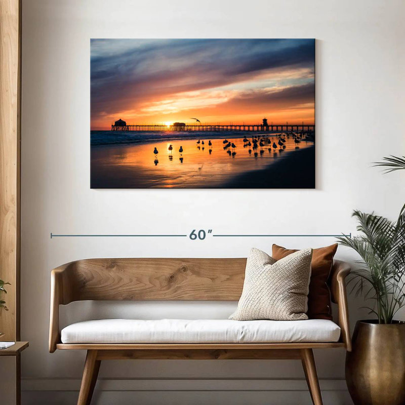 Gillard Huntington Beach Seagulls, H 30 po x l 45 po