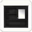 Armoire à pharmacie murale avec miroir et 4 tablettes réglables-1363468892