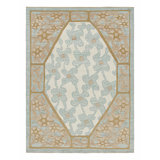 Rug & Kilim’S French Art Deco Style Rug In White With Colorful Geometric Patterns