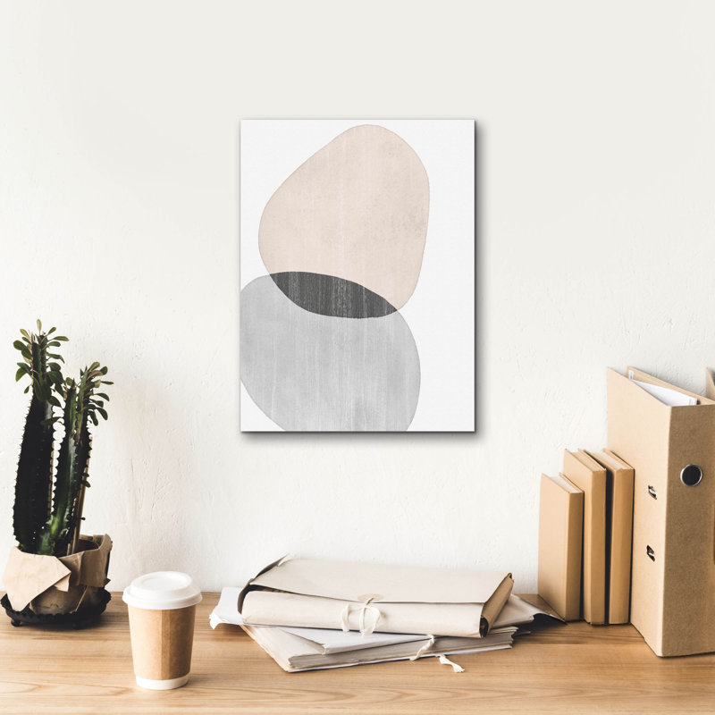 «Shifting Spheres I» par Grace Popp, art mural sur toile, H 16 po x l 12 po x P 0,75 po