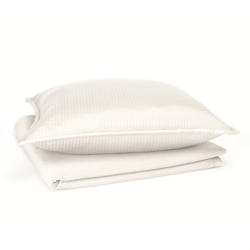 Linea Coverlet, King Coverlet + 3 Euro Shams, Ivory