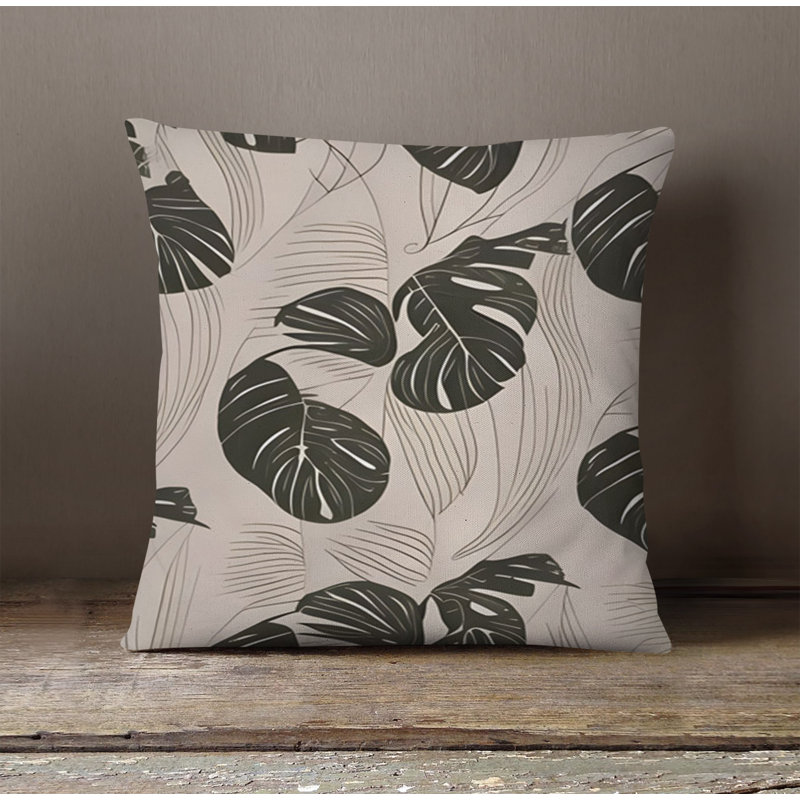 Coussin décoratif, Housse de coussin seulement - sans coussin, H 16 po x l 16 po