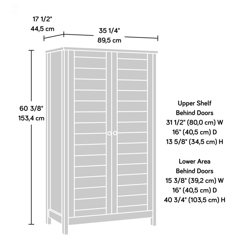 Storage Cabinet, White finish