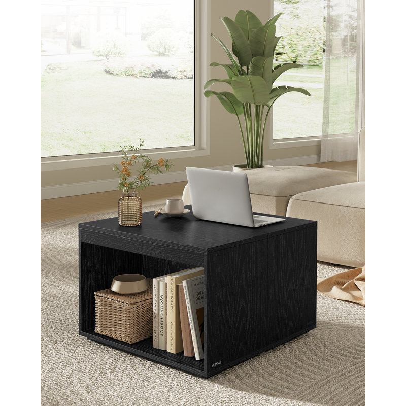 Rondall Coffee Table with Storage, Black