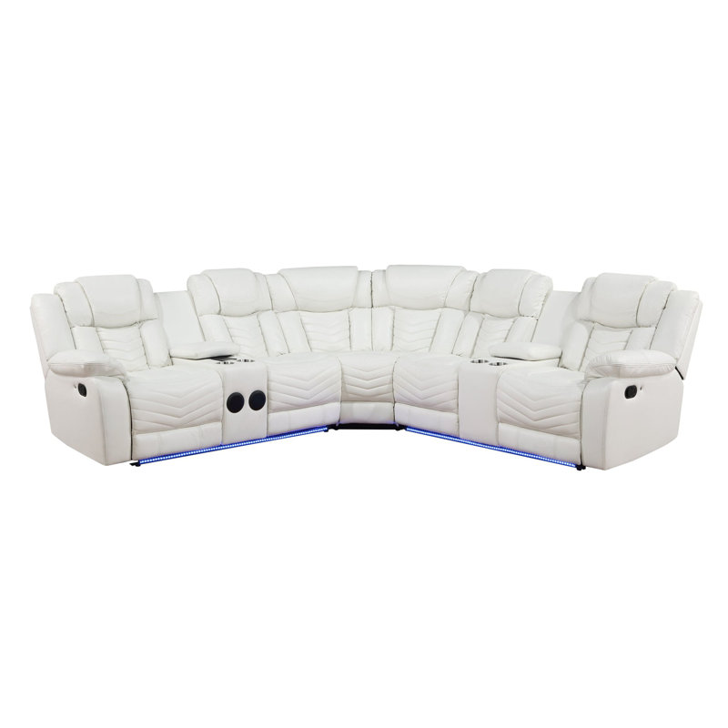Canapé modulaire Lucky Charm, Blanc