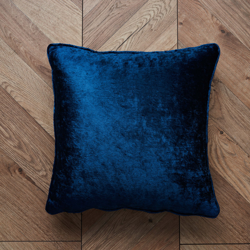 Warlencourt Square Throw Cushion, Navy