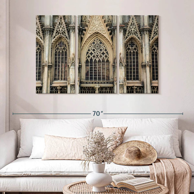 Nicci Windows Of Cologne Cathedral, 32" H x 50" W