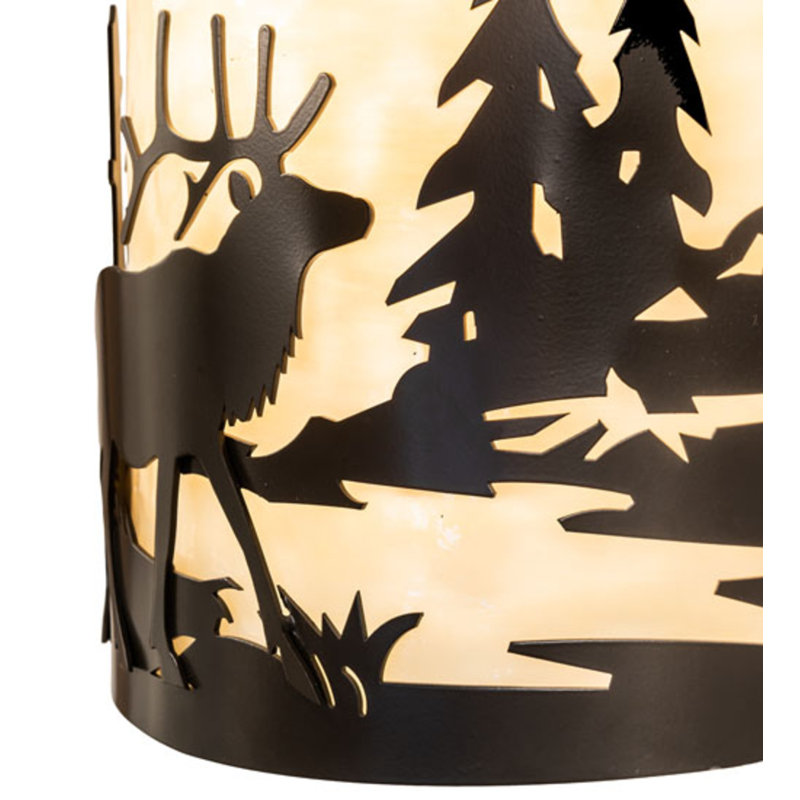 Elk 1 - Light Flush Mounted Sconce