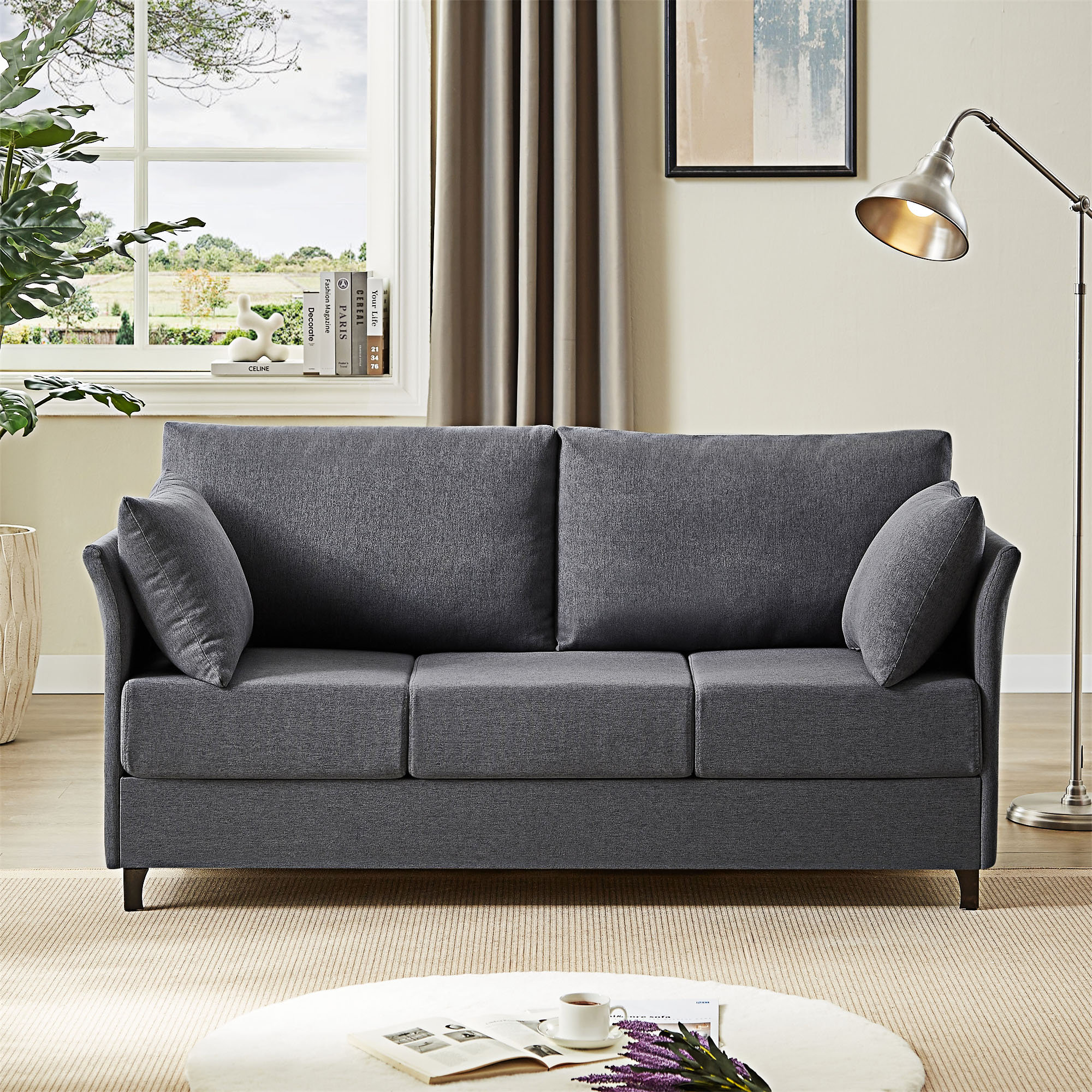 Latitude Run® Modern Upholstered Sofa - Wayfair Canada