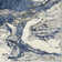 Marble Abstract Blue/Gold Area Rug