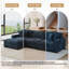 Canapé modulaire rembourré 3 pièces en chenille 3 pièces-1110111476-1110111475