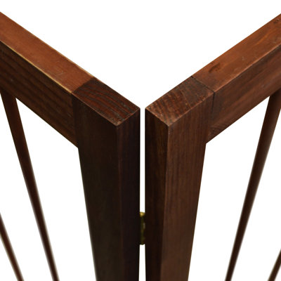 Solid Wood Free Standing Pet Gate