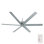 96" HFC 6 - Blade Outdoor Standard Ceiling Fan with Wall Control