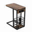 Jackqueline Frame End Table with Built-In Outlets