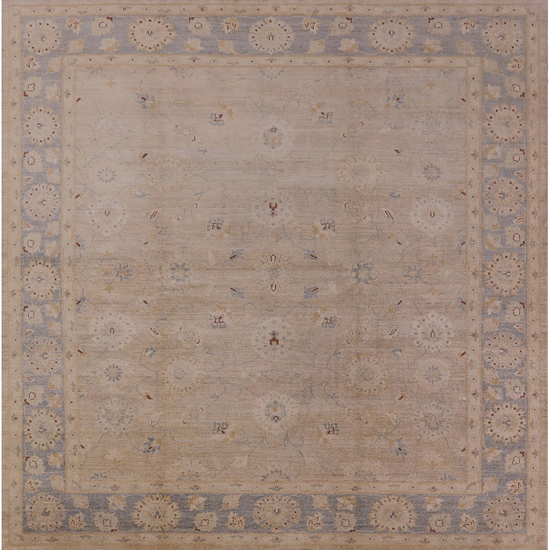 Tapis brun clair Kinneola, Carré 4 pi