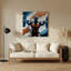 Art mural en métal bleu Sports CrossFit