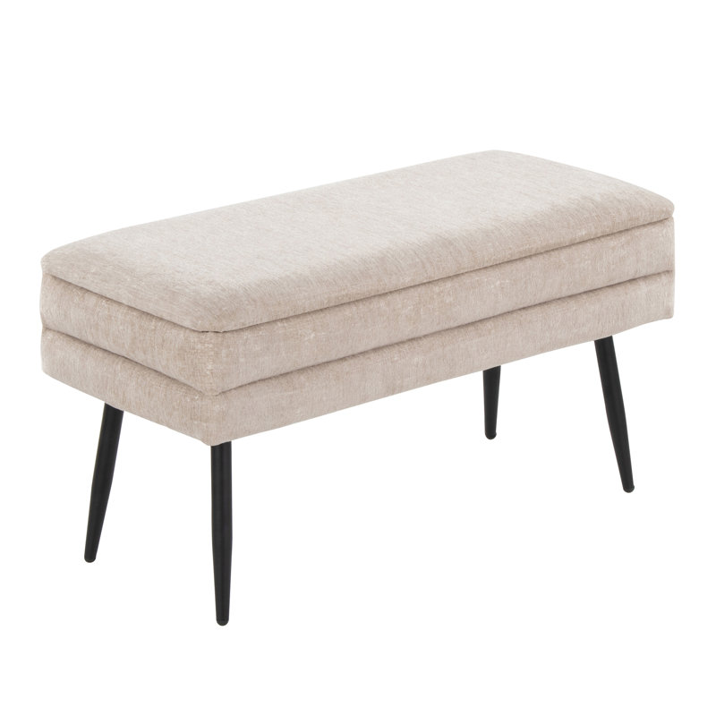 Lauven Storage Bench, Light Brown