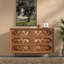 Commode décorative en métal 6 tiroirs