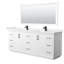Meuble-lavabo double autoportant 84 po avec plateau en quartz Strada-98216054-92723750-92723748
