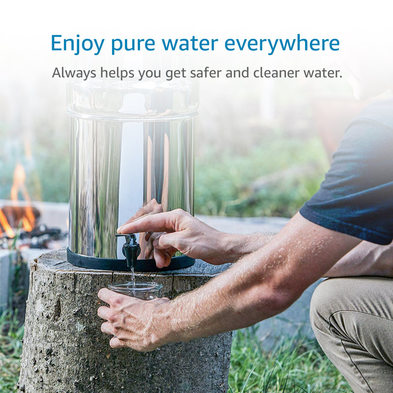 Water Filter Replacement Filter, Black