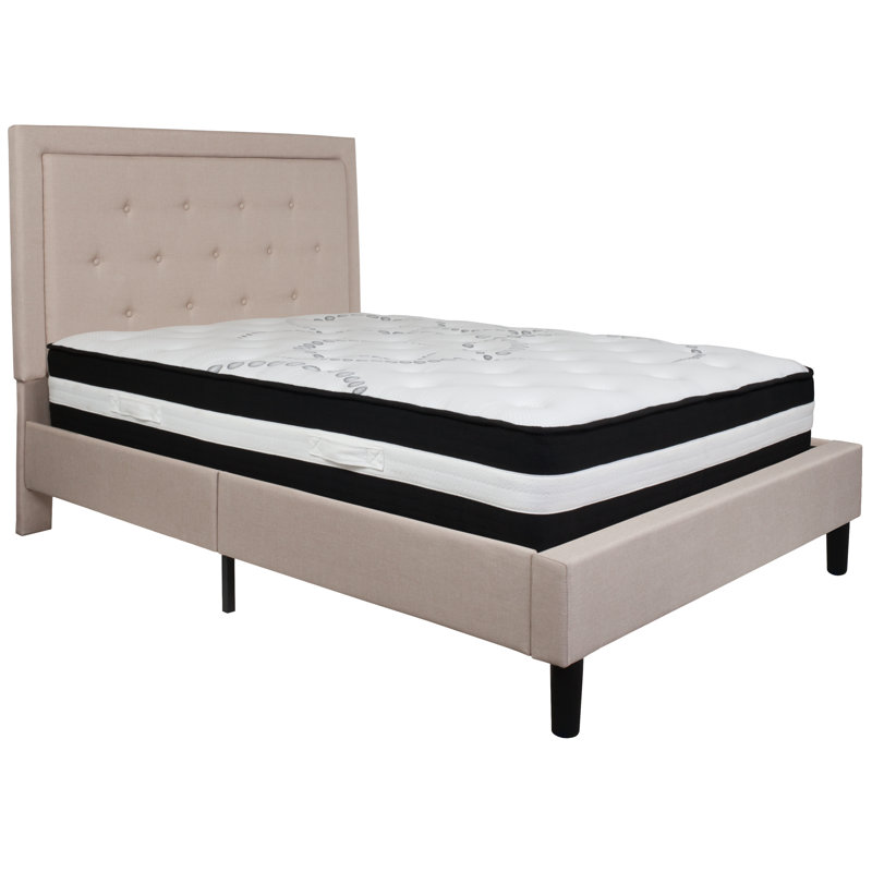 Matelas Aluino, Beige, Double