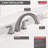 Dryden Double Handle Deck Mounted Roman Tub Faucet Trim-3046556