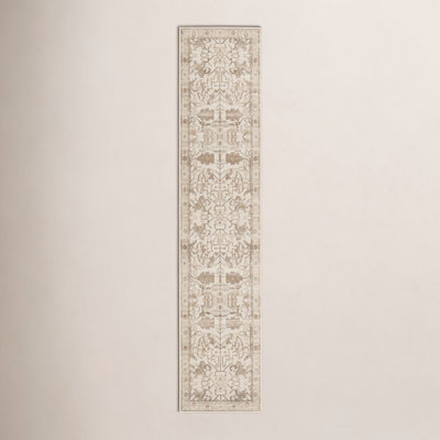 Cupertino Cream Light Gray Oriental Rug