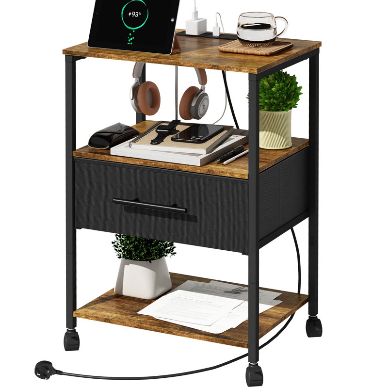 40cm W Bedside Table
