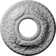 22 1/8"OD x 7 1/4"ID x 1 3/4"P Hurley Ceiling Medallion (Fits Canopies up to 7 1/4")