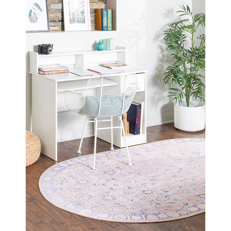 Sixtine Chenille Oriental Indoor Rug, Oval 2' x 3'1"
