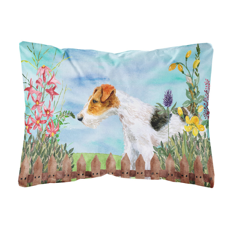  Coussin intérieur / extérieur Fox Terrier Spring