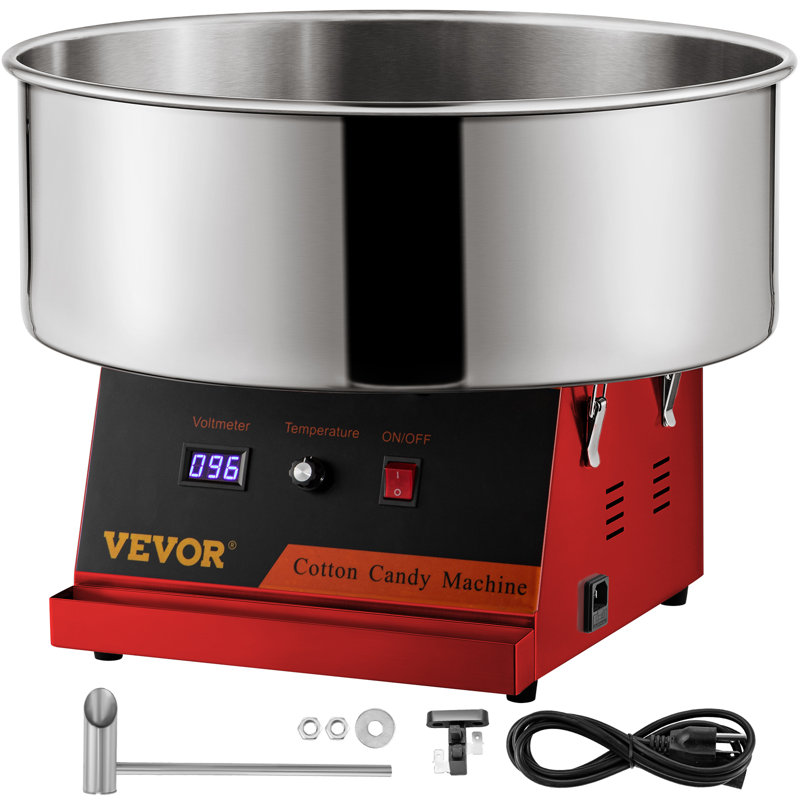 VEVOR Cotton Candy Machine, Red