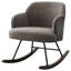 Chaise berçante rembourrée Valera-128711025
