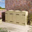 Wooden Double Bin Store