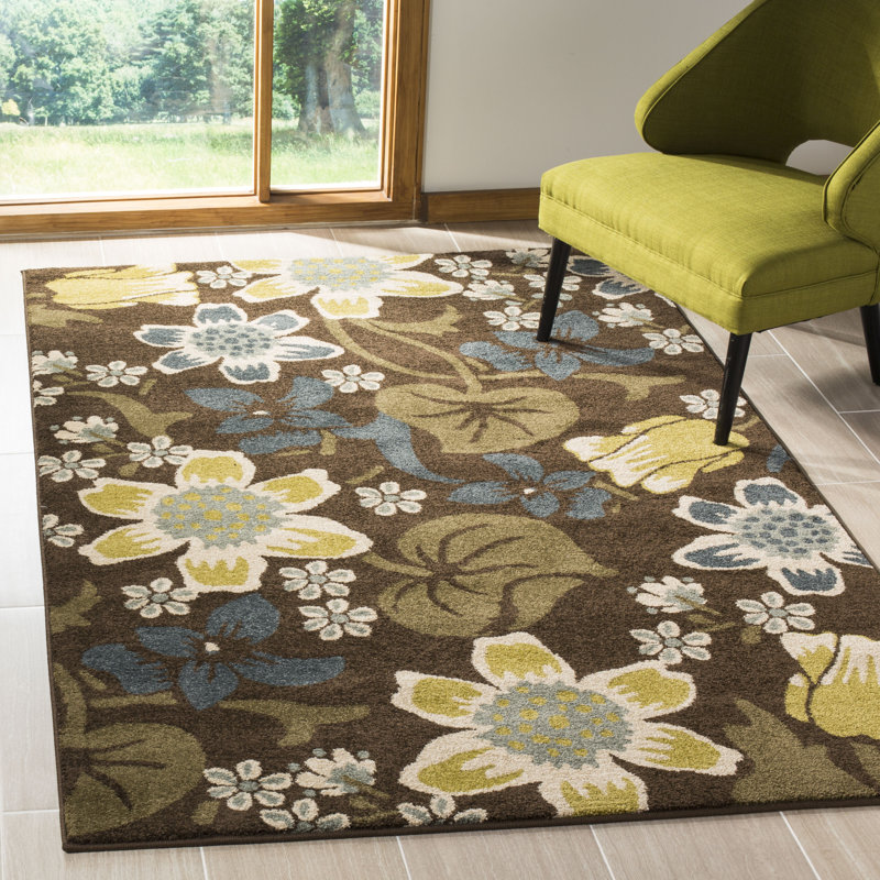 Hestia Performance Floral Rug, Rectangle 8' x 10'