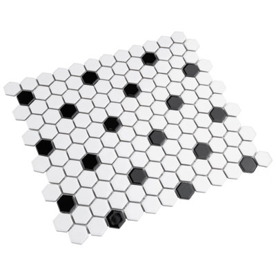 Metro Hex 1" Porcelain Mosaic Tile