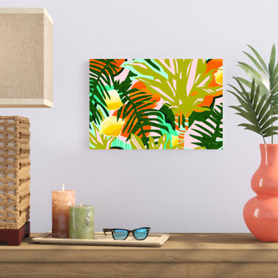 «Tropical Coconut Citrus» par Megan Gallagher, impression sur toile tendue