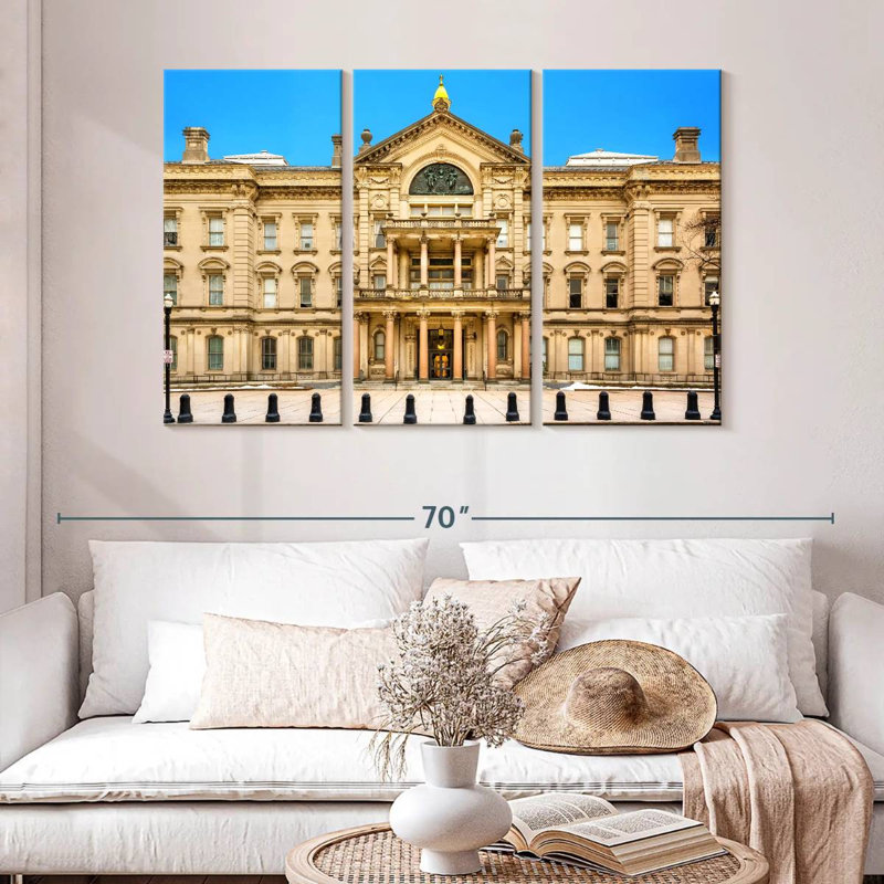 New Jersey State House, H 32 po x l 50 po