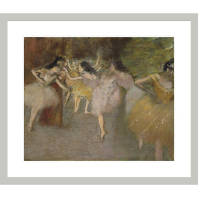 «Rehearsal devant le ballet» par Edgar Degas, impression giclée sur cadre