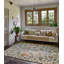 Floral Area Rug in Twining Vine Green-1892378465