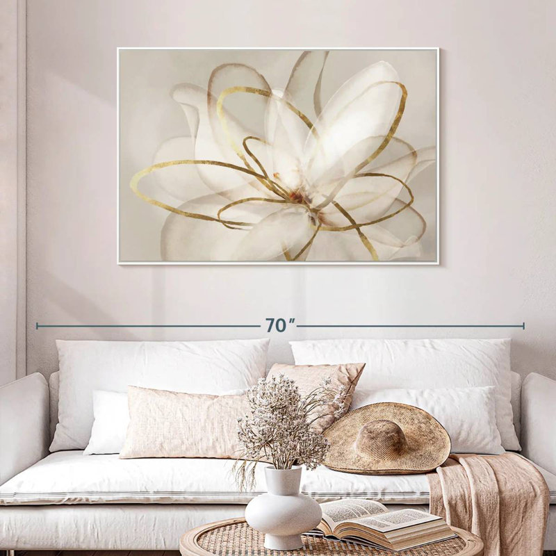 Transparent Beauty, 46" X 31", Floating Frame White