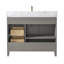 Meuble-lavabo autoportant à simple cuve 42 po avec plateau en marbre Caldwell-107663189-107663190-107663191