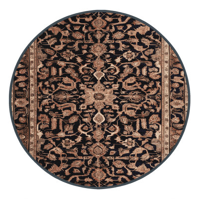 Machine Washable Persian Brown Area Rug