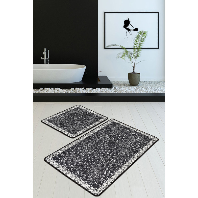 Non-Slip Bath Rug and Bath Mat