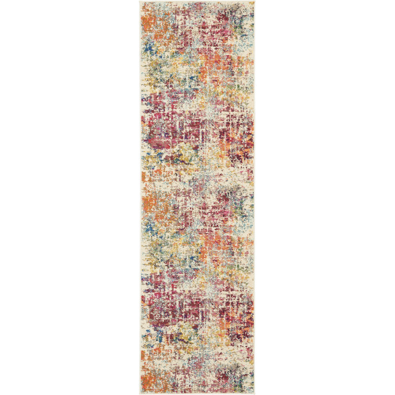 Westford Abstract Area Rug, Runner 61 x 183cm