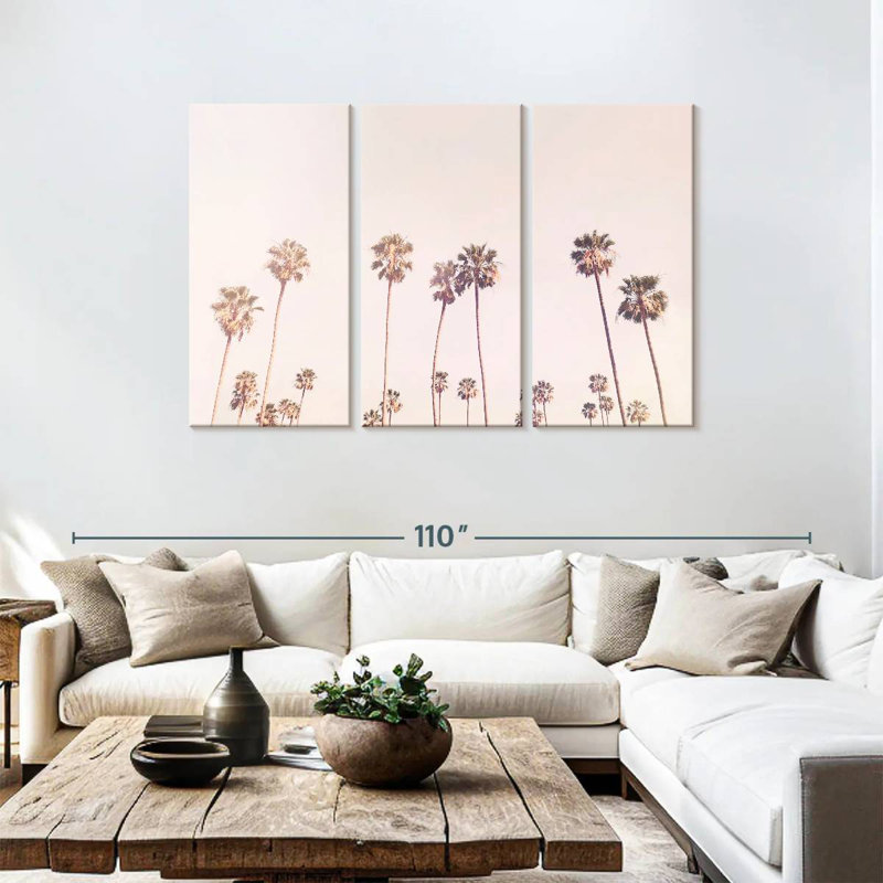 Gillard Sunny Cali Palm Tress, H 48 po x l 74 po