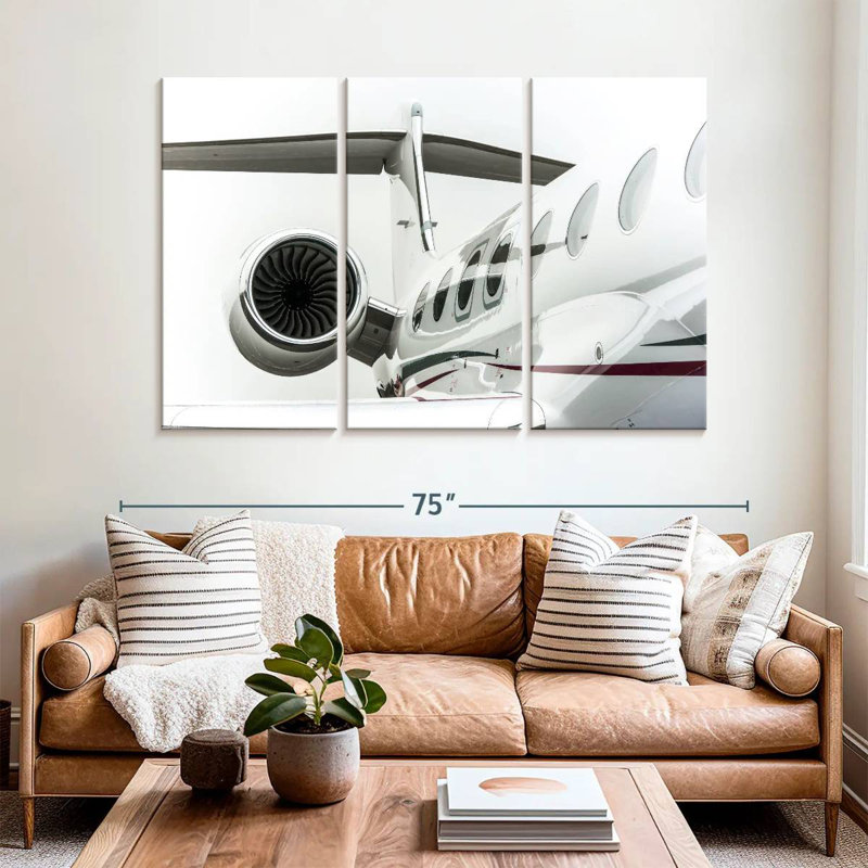 Mehar Luxury Plane Details, 28" H x 45" W